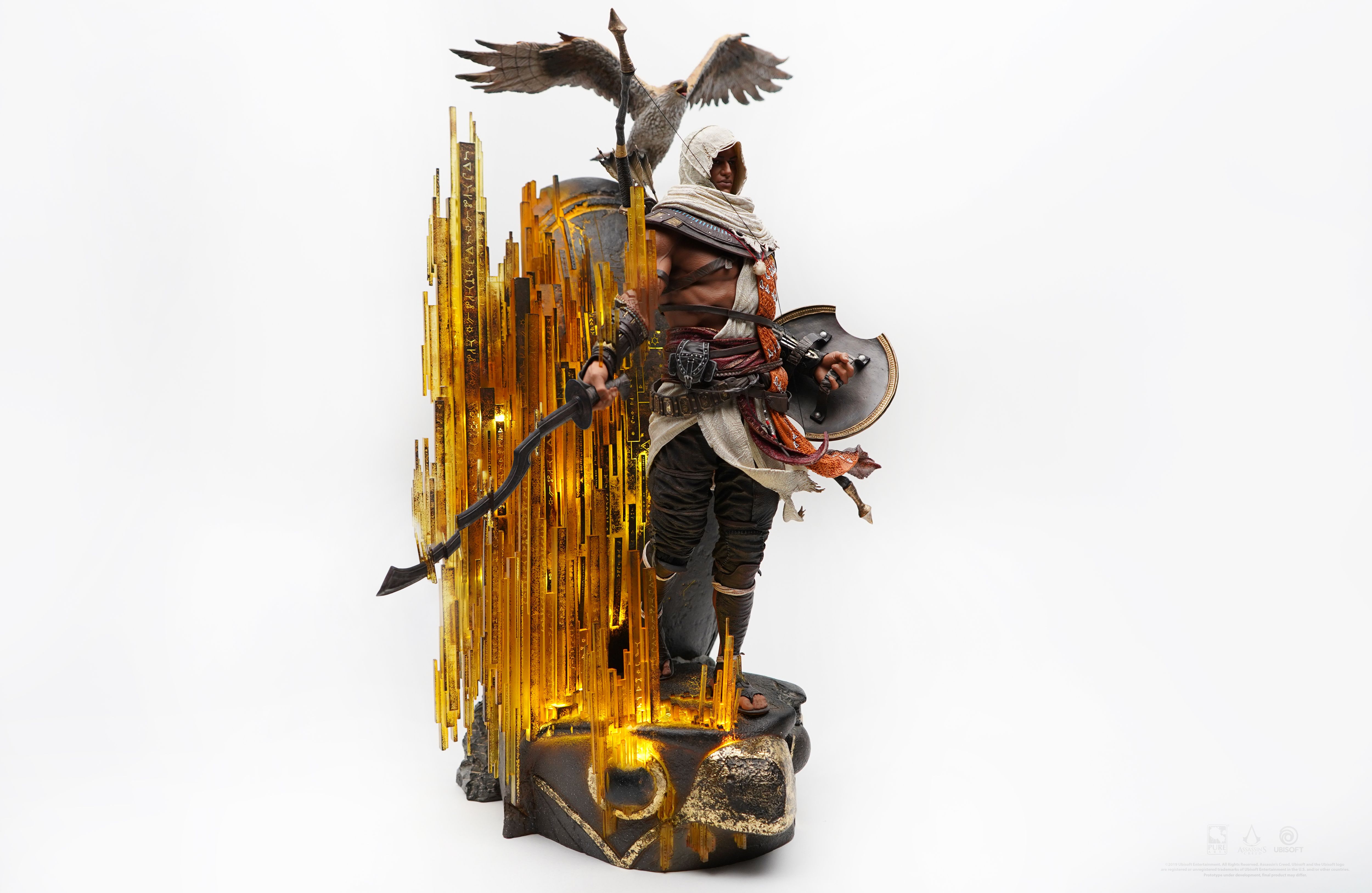 assassin's creed origins bayek statue