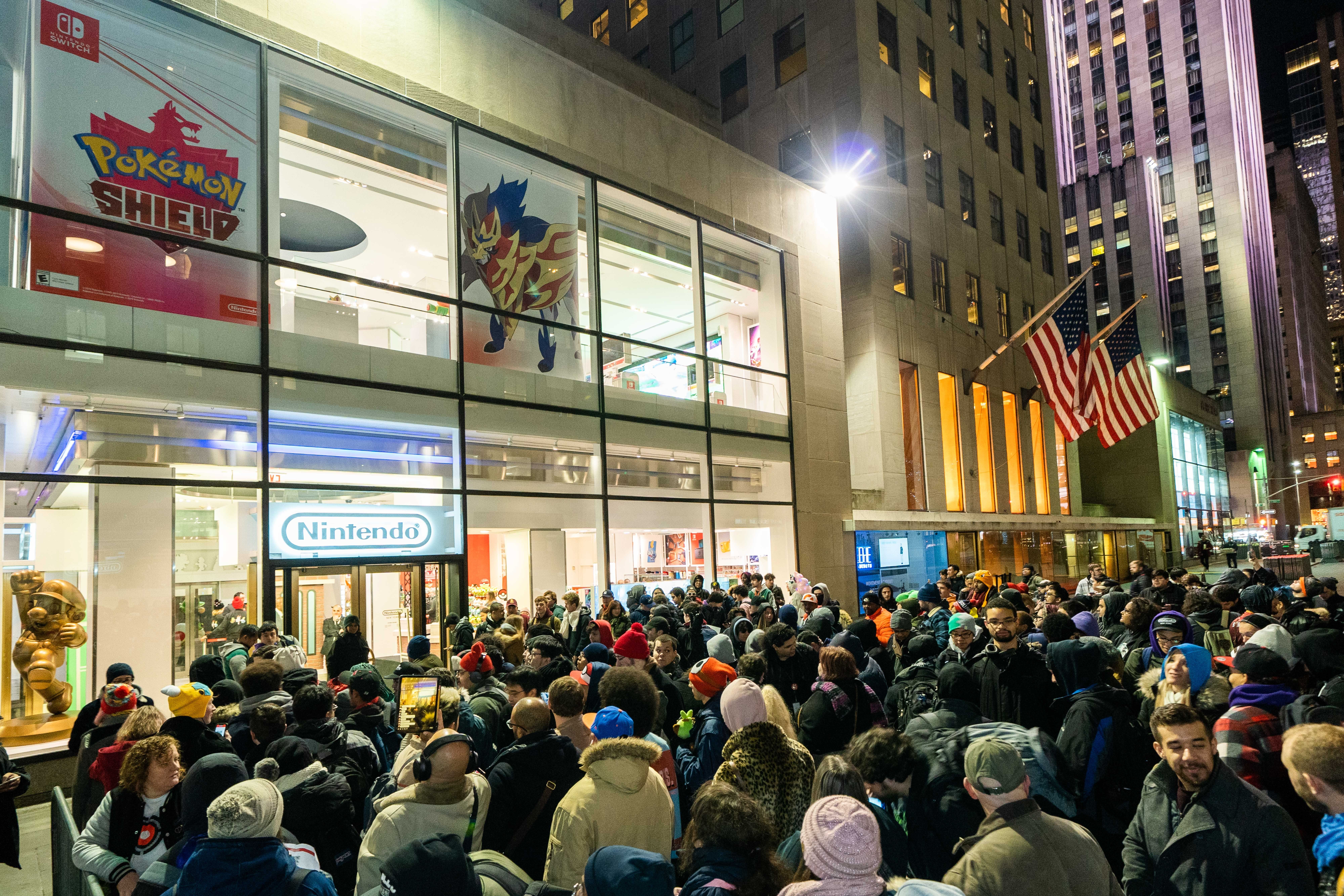 This was the entire AC section at the Nintendo NY store kind of