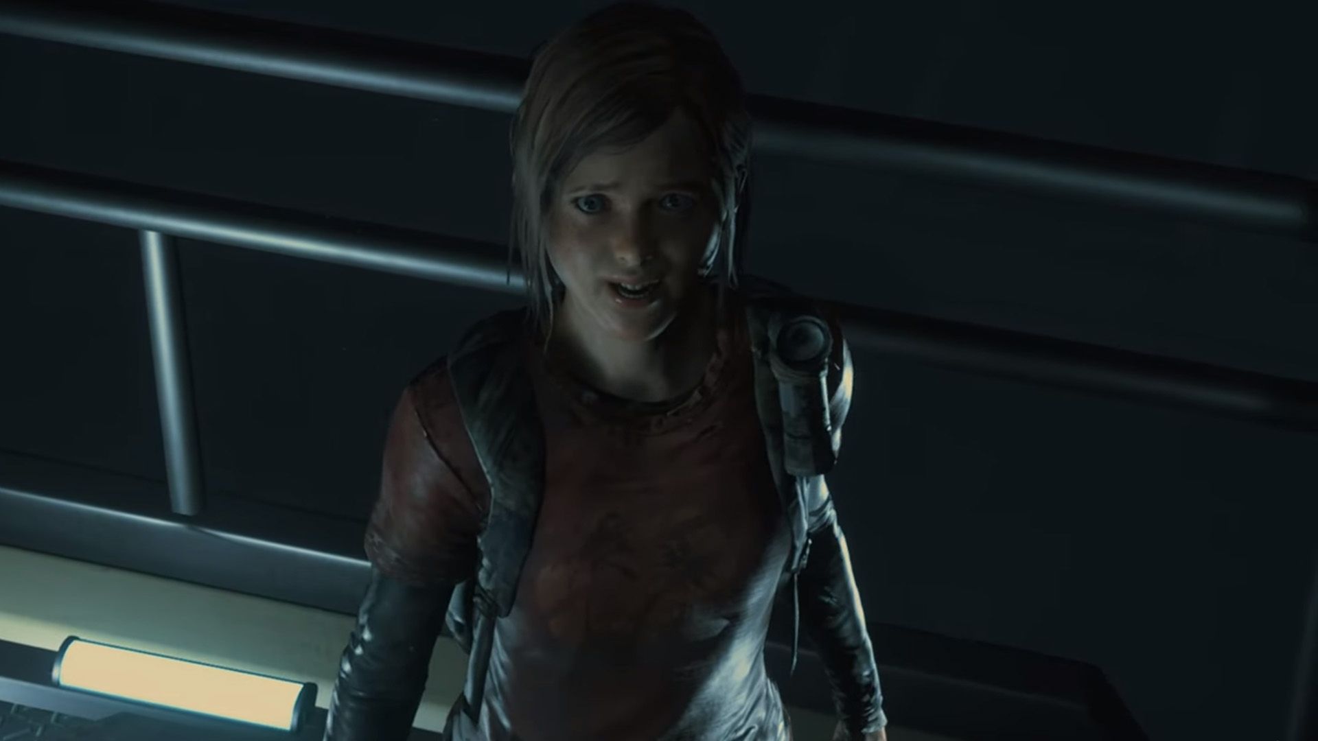 Resident Evil 2 Remake The Last of us Ellie Costume mod / Purple