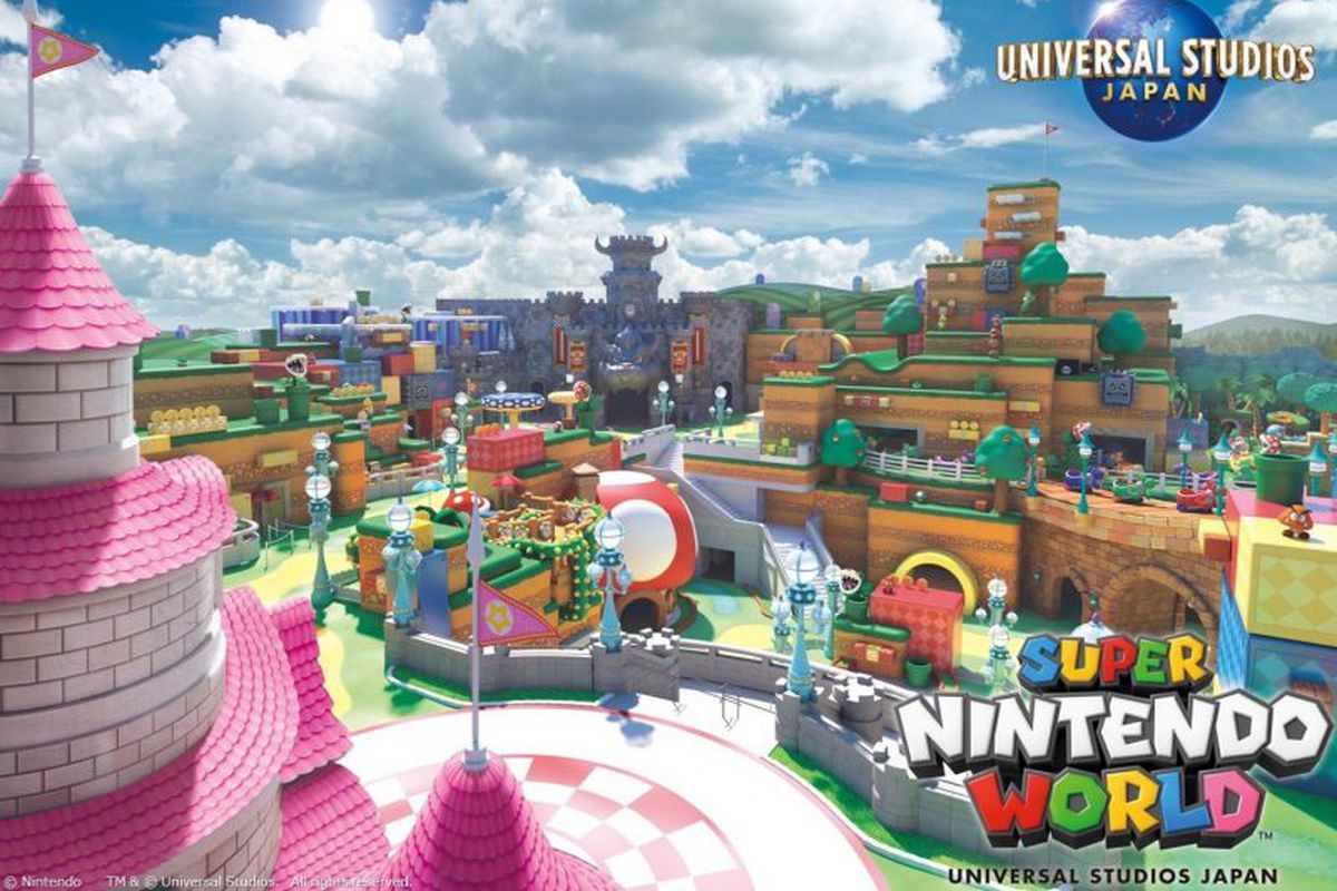 Super Nintendo world, universal studios, Nintendo