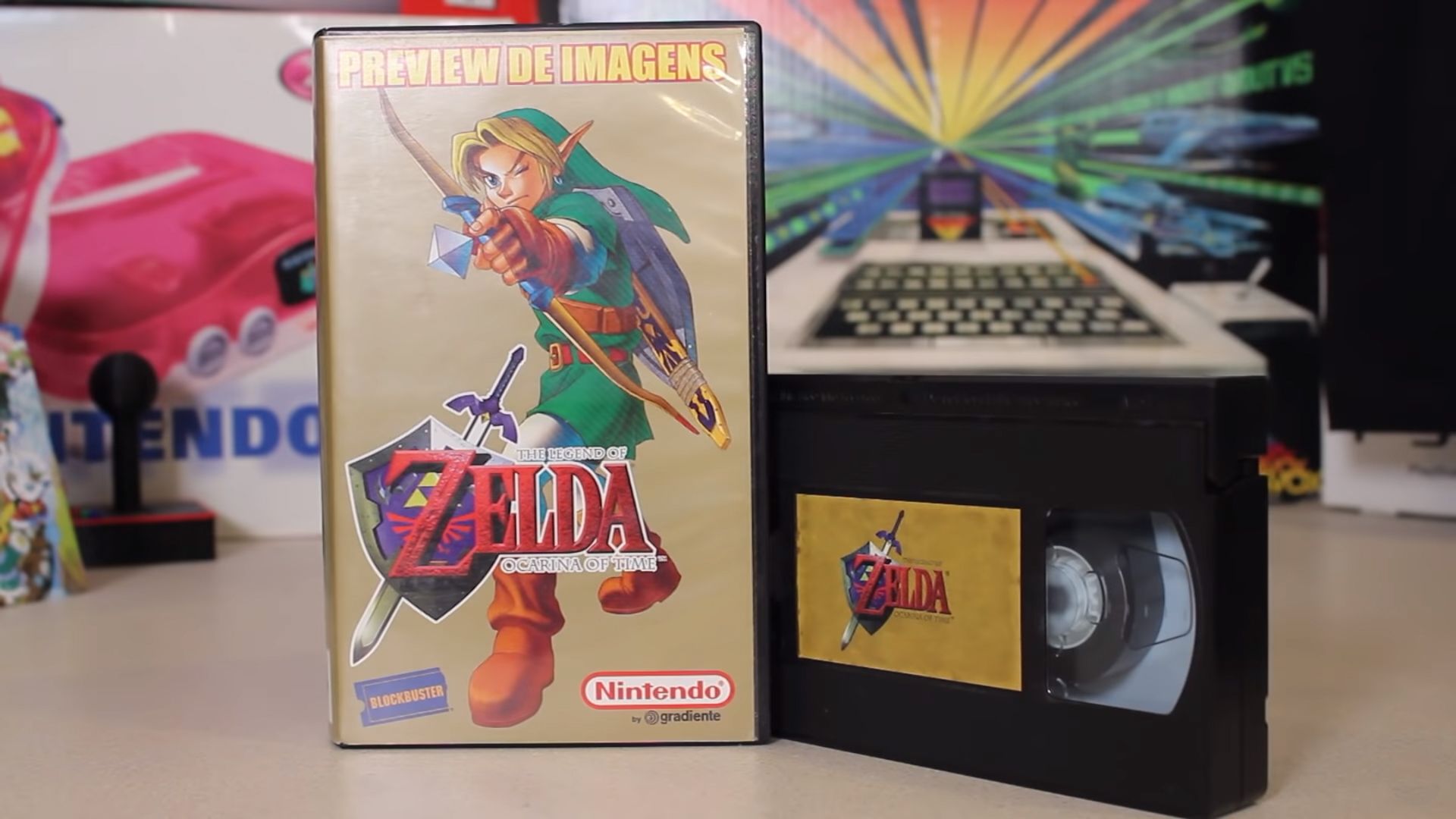 the legend of zelda ocarina of time rare vhs