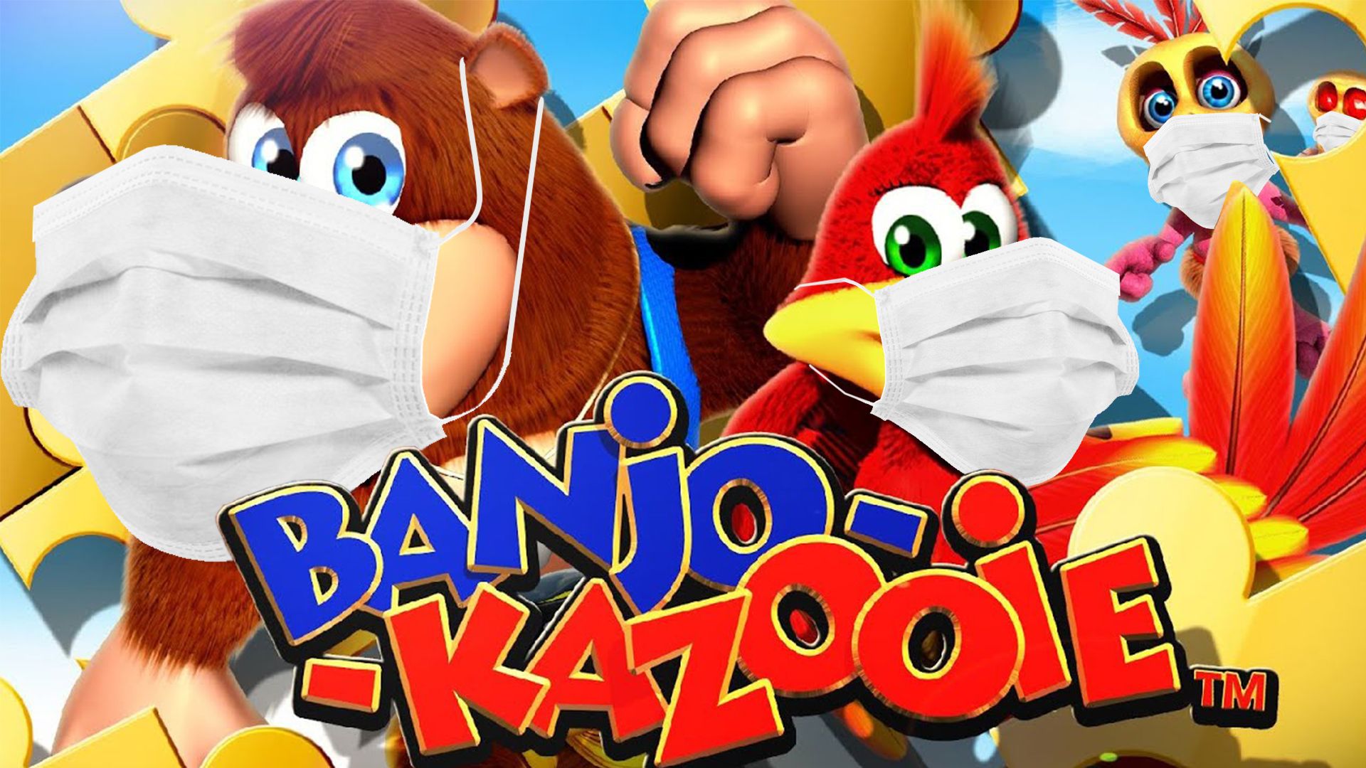 SUPER MARIO 64 in BANJO KAZOOIE Stay At home 