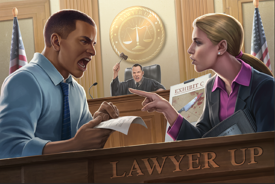 Lawyer Up, Board Game, Board Games, Rock Manor Games