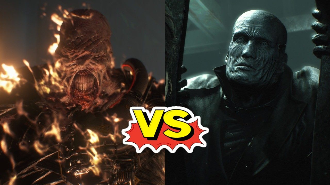 Mr X vs Nemesis - Resident Evil - Pin