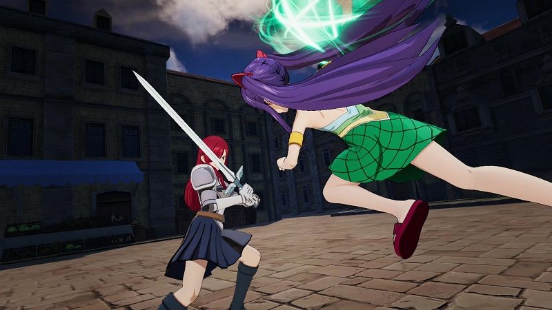 Fairy Tail RPG Screenshots Duel Erza Wendy Feature