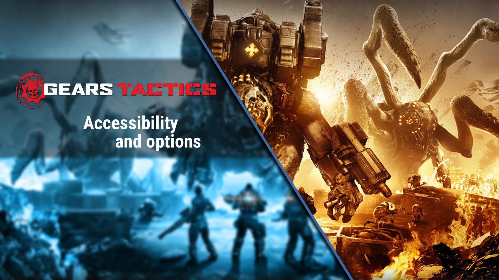Gears Tactics Accessibility and options featured