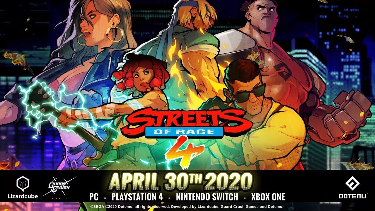 Streets of Rage 4 release date