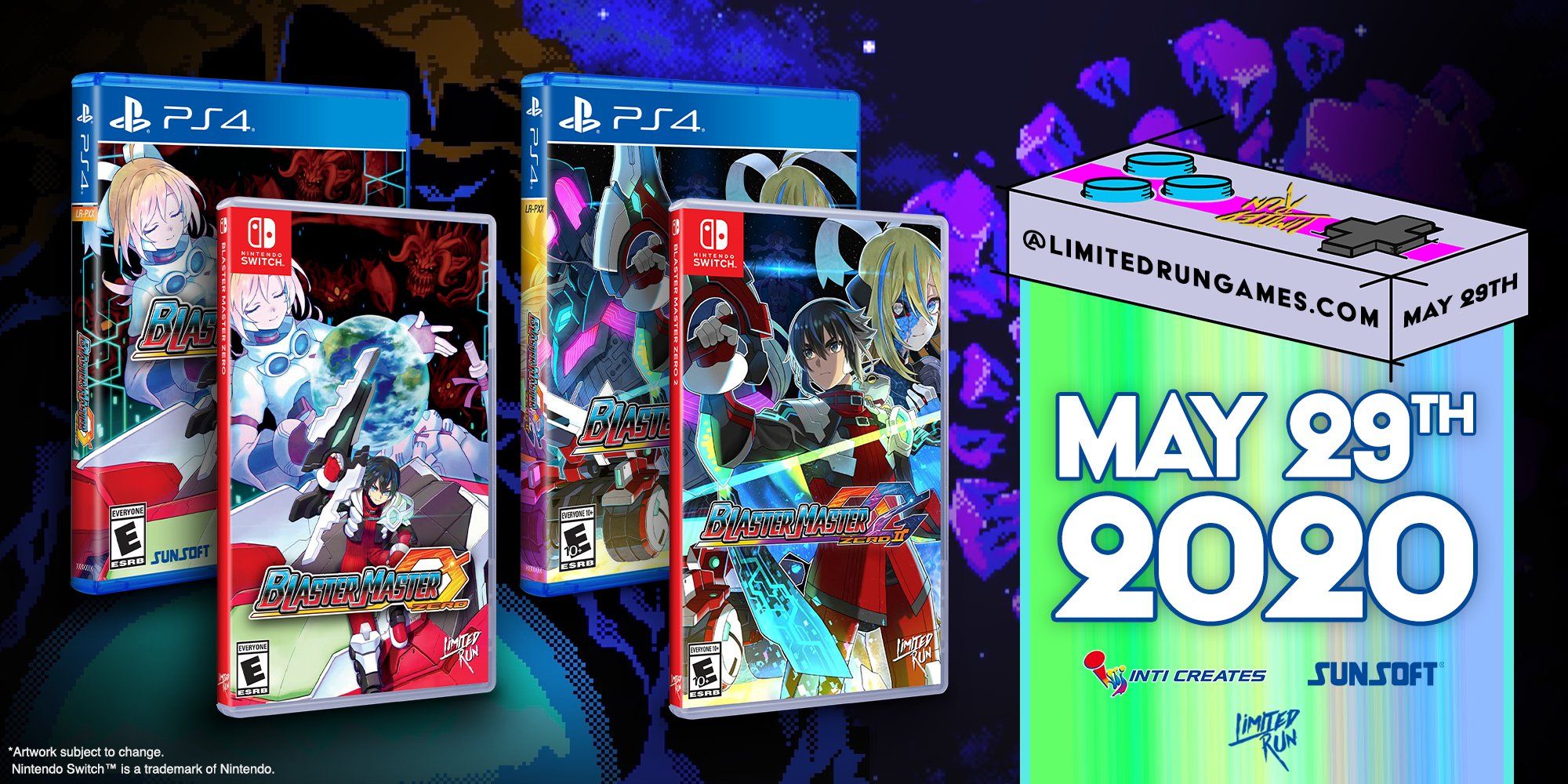 Blaster Master Zero Blaster Master Zero 2 Switch PS4 Limited Run Games
