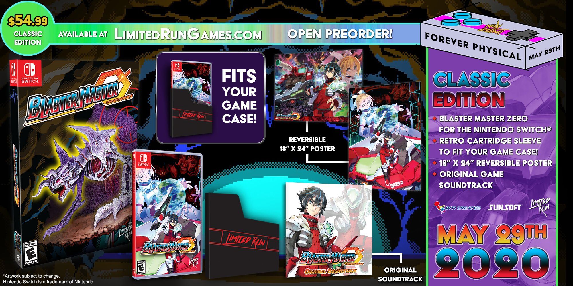 Blaster Master Zero Iii Authentic Classic Edition  Limited Run 406 Ps4 Usa New 0819976026057