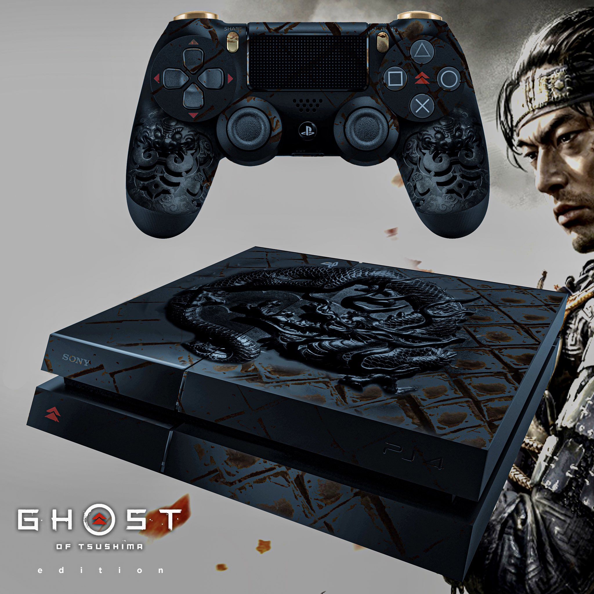 of Ghost Is Design for a Samurai PS4 Fit Tsushima Inspired