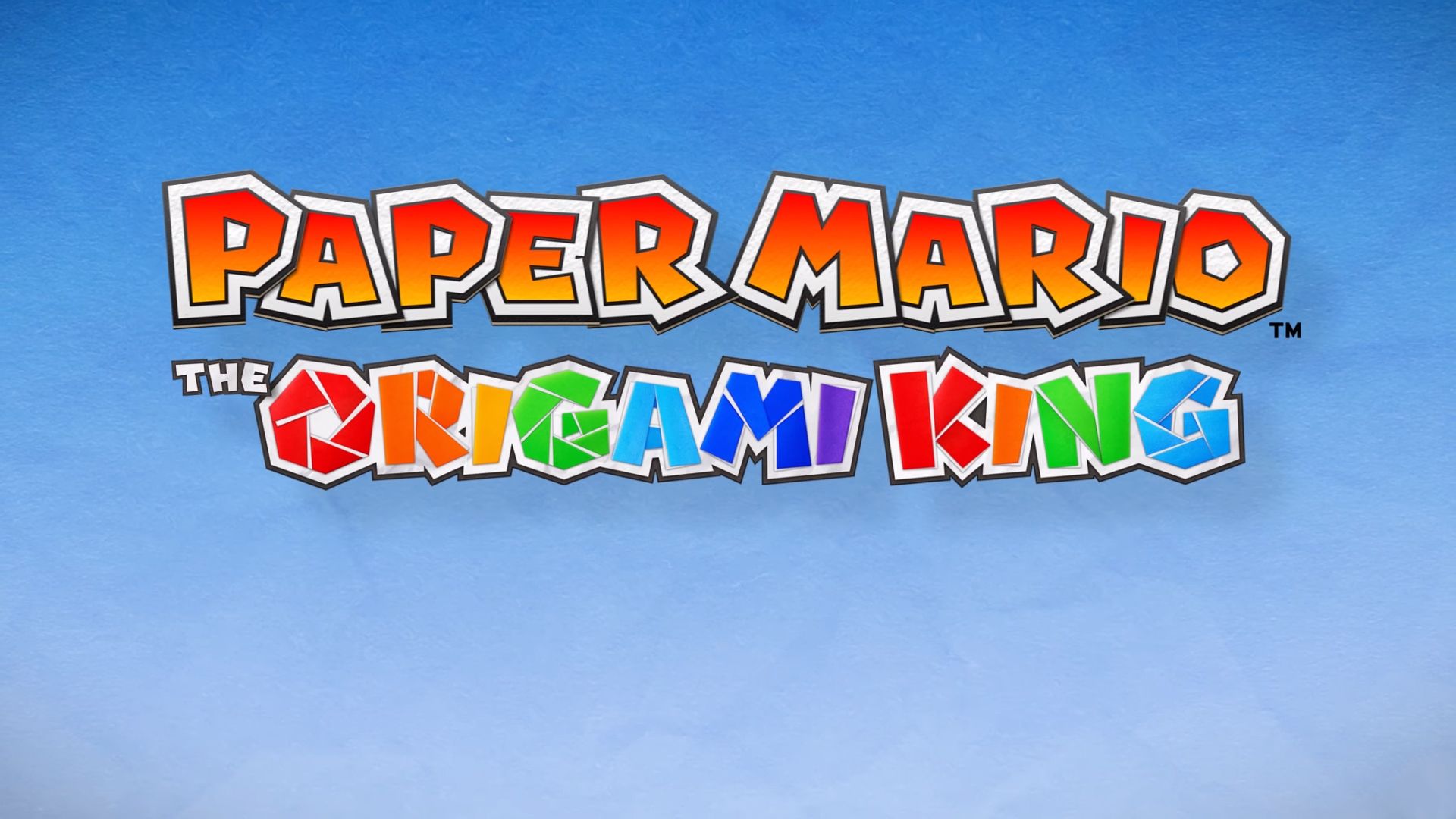 paper mario the origami king title