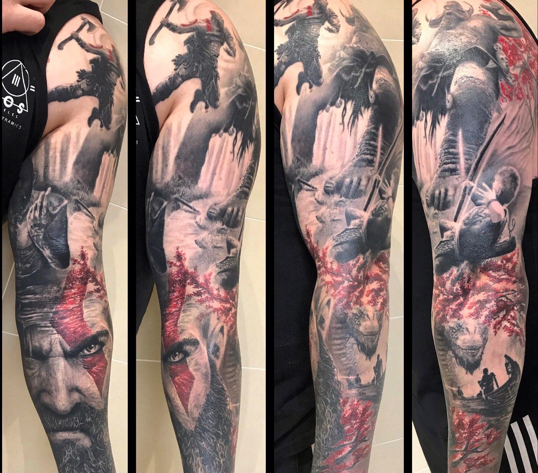 God of War Fan Gets Incredible Tattoo Based on the Franchise