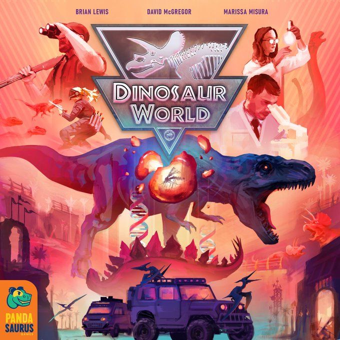 Dinosaur World, board game, Pandasaurus Games