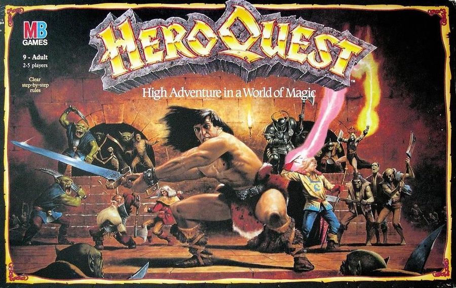 HeroQuest, board game, Hasbro, Avalon Hill