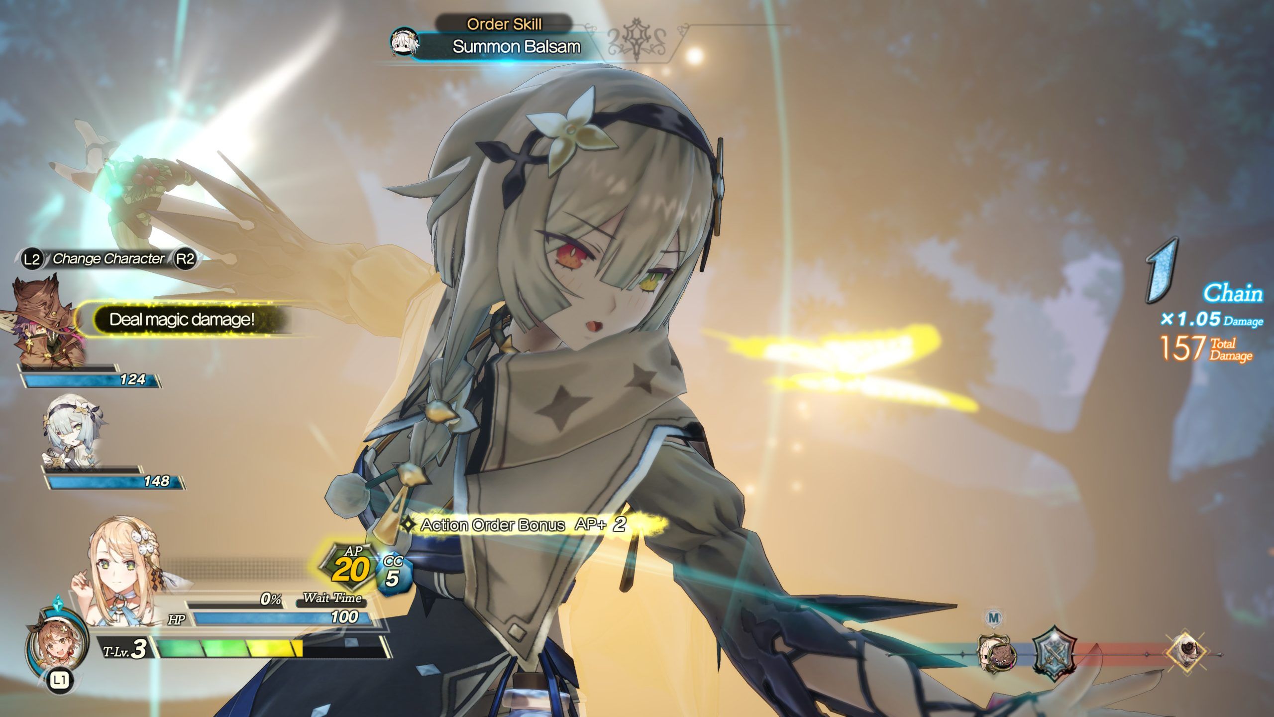 Atelier Ryza 2 screenshots battle system Serri order skill