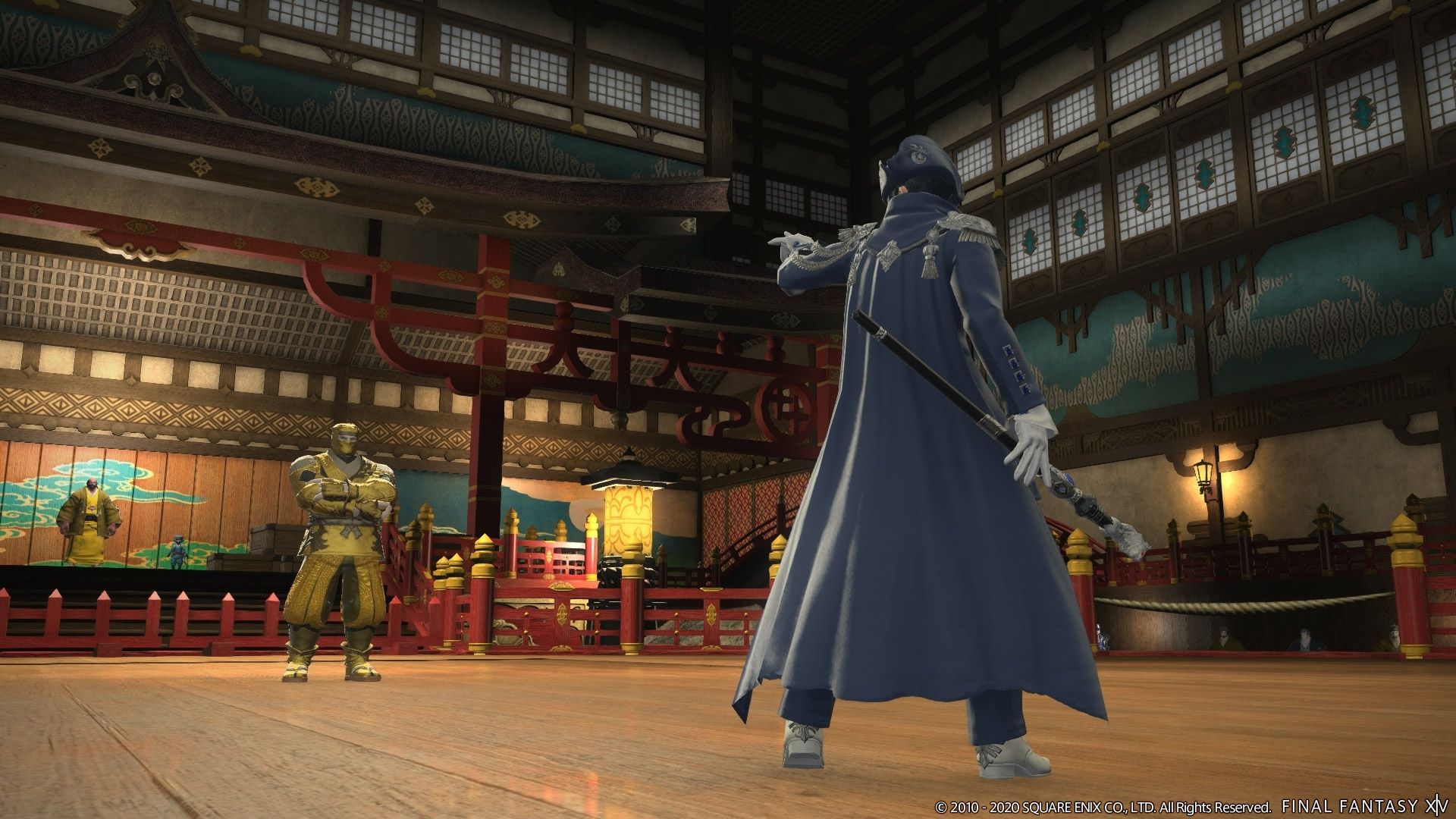 Final Fantasy XIV Patch 5.4 screenshots 10 blue mage in action