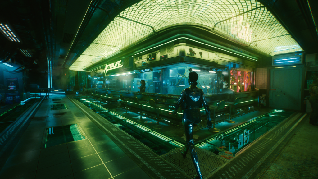 киберпанк 2077 от первого лица. бар посмертие cyberpunk 2077. киберпанк лучшие магазины. киберпанк баннер. рекламные баннеры в стиле киберпанк.
