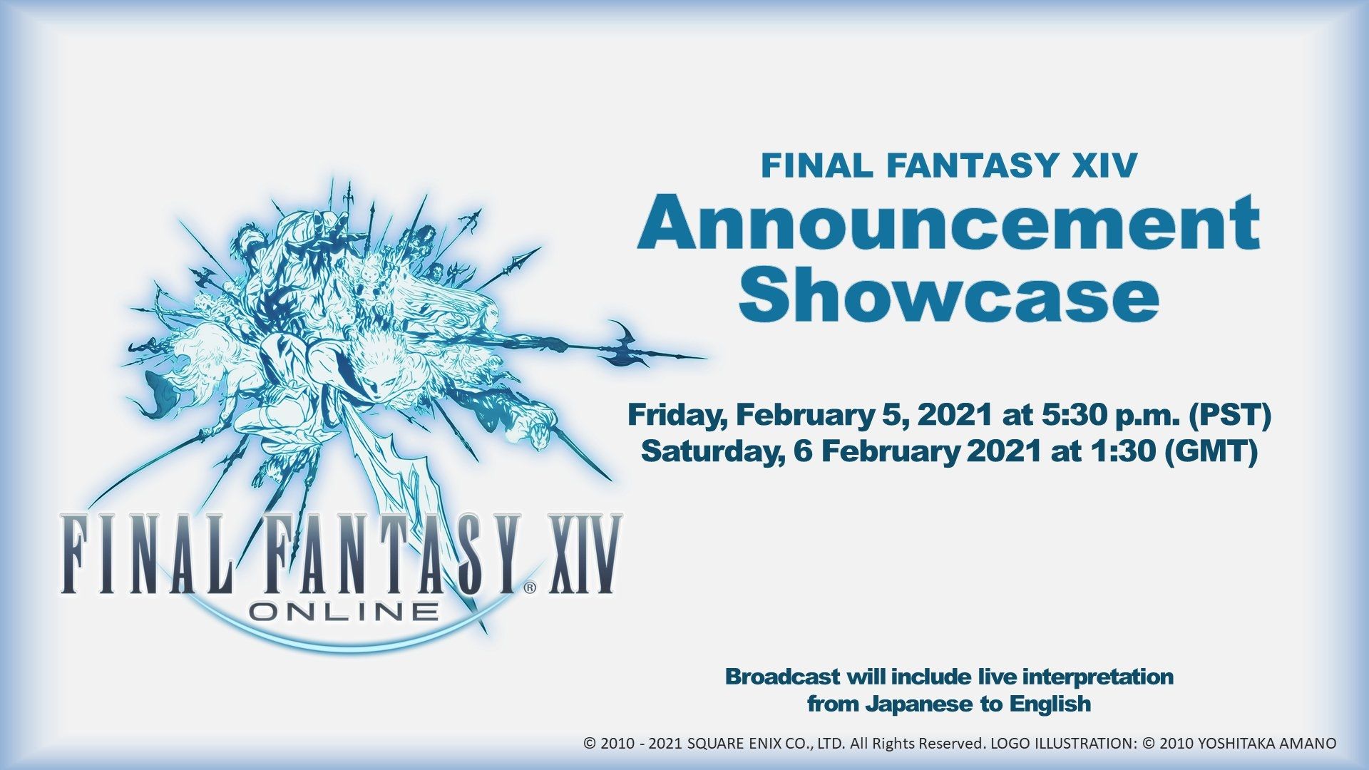 Final Fantasy XIV Announcement Showcase, Square Enix