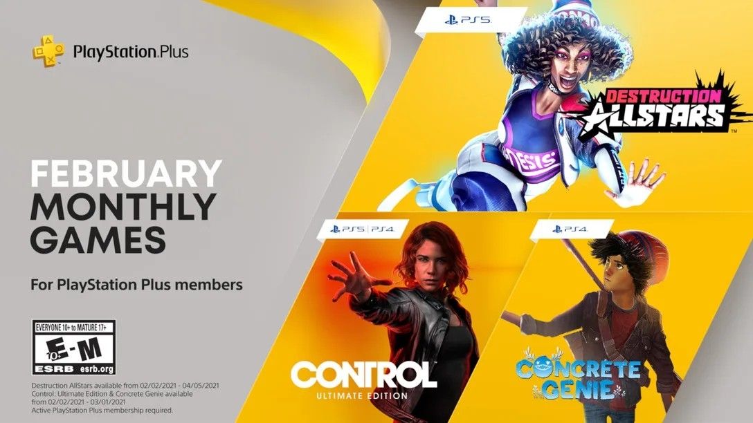 PlayStation Plus February 2021, PS4, PS5