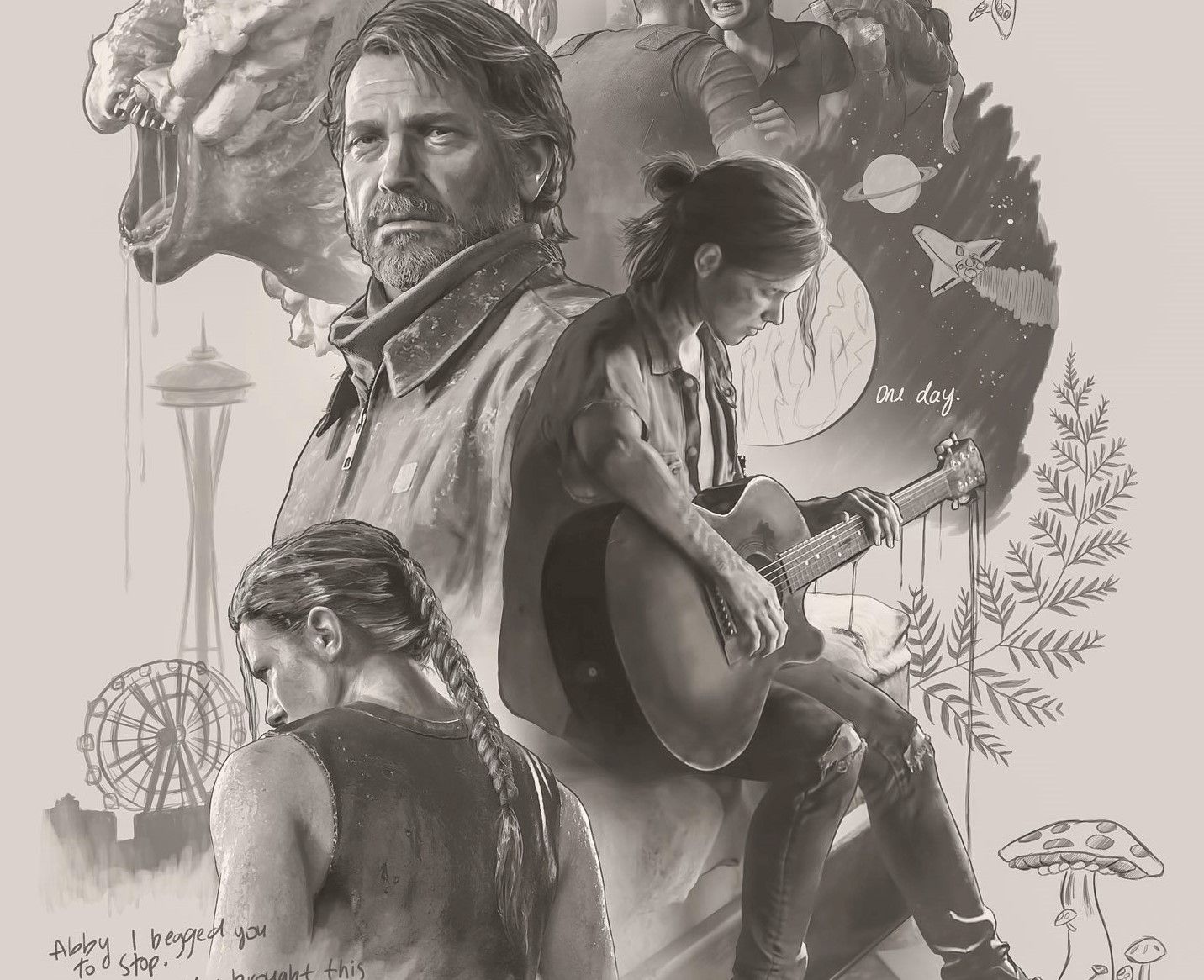 Poster, Quadro The Last of Us 2 - Ellie em