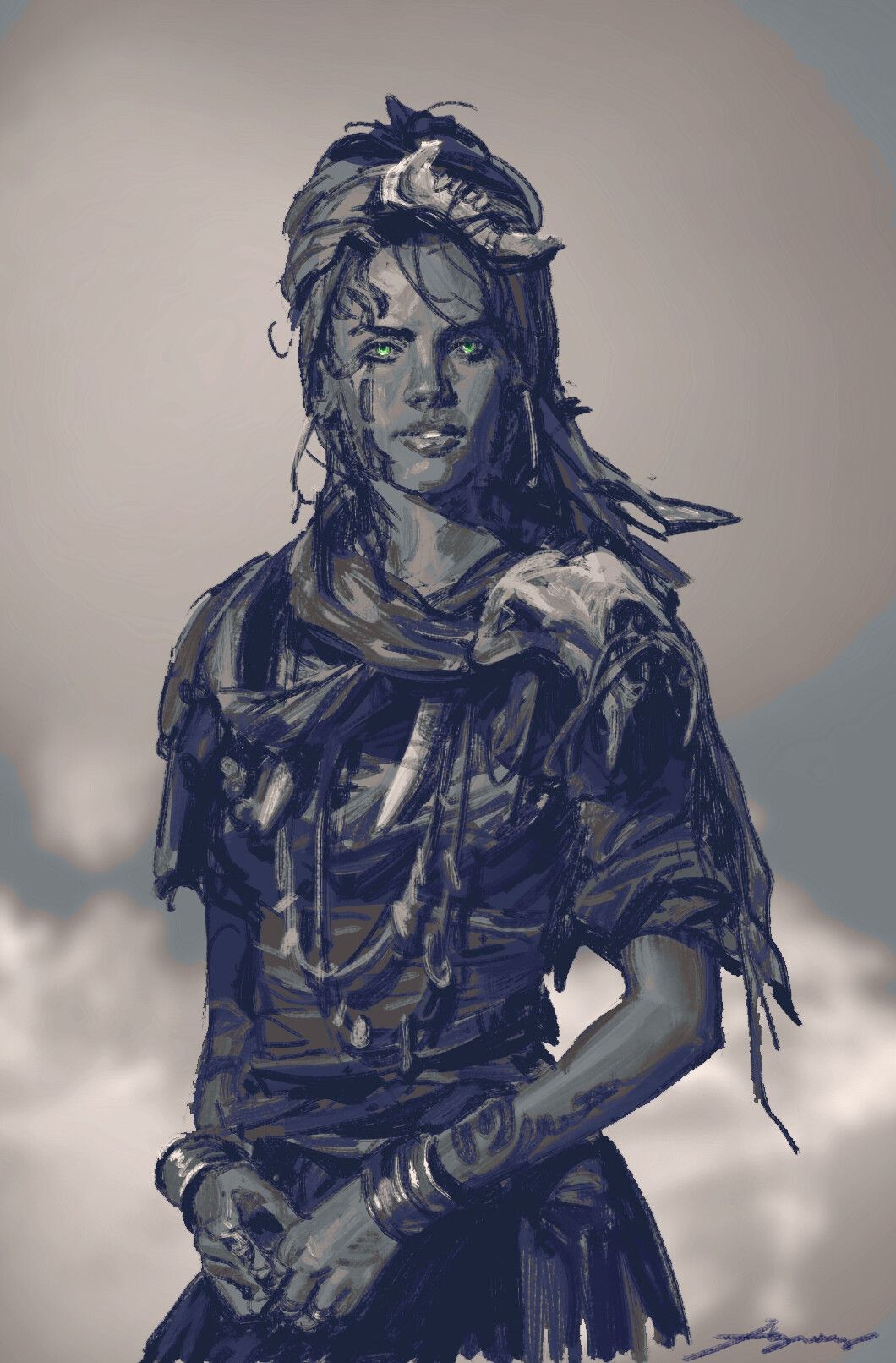 Fantasy concept art from Naughty Dog employee