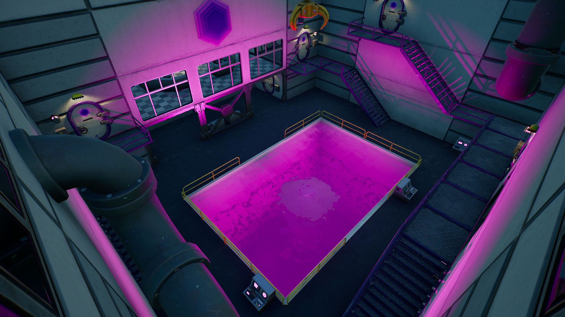 Purple Pool at Steamy Stacks Not Working