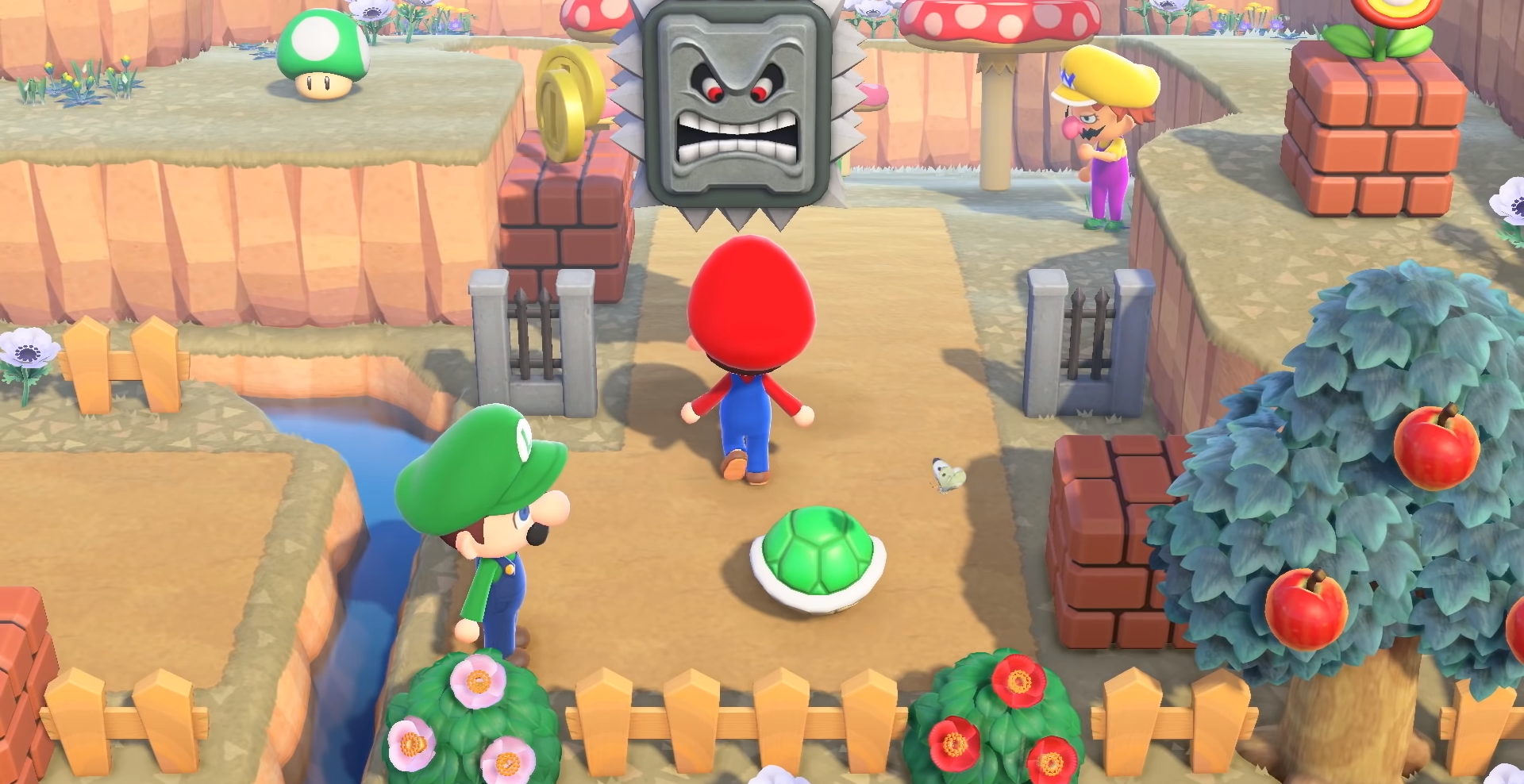 how to get the mario items animal crossing