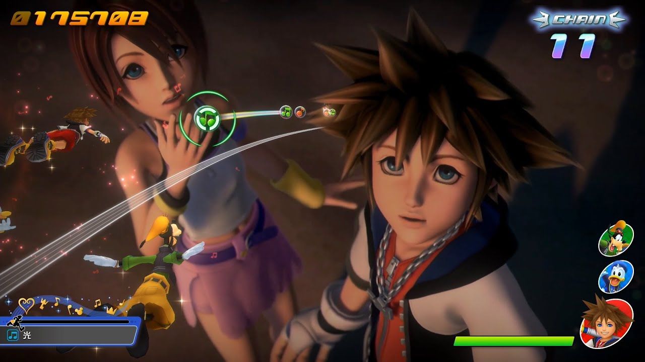 kingdom hearts pc epic games store speedrun story feature KH 1 opening cutscene melody of memory version