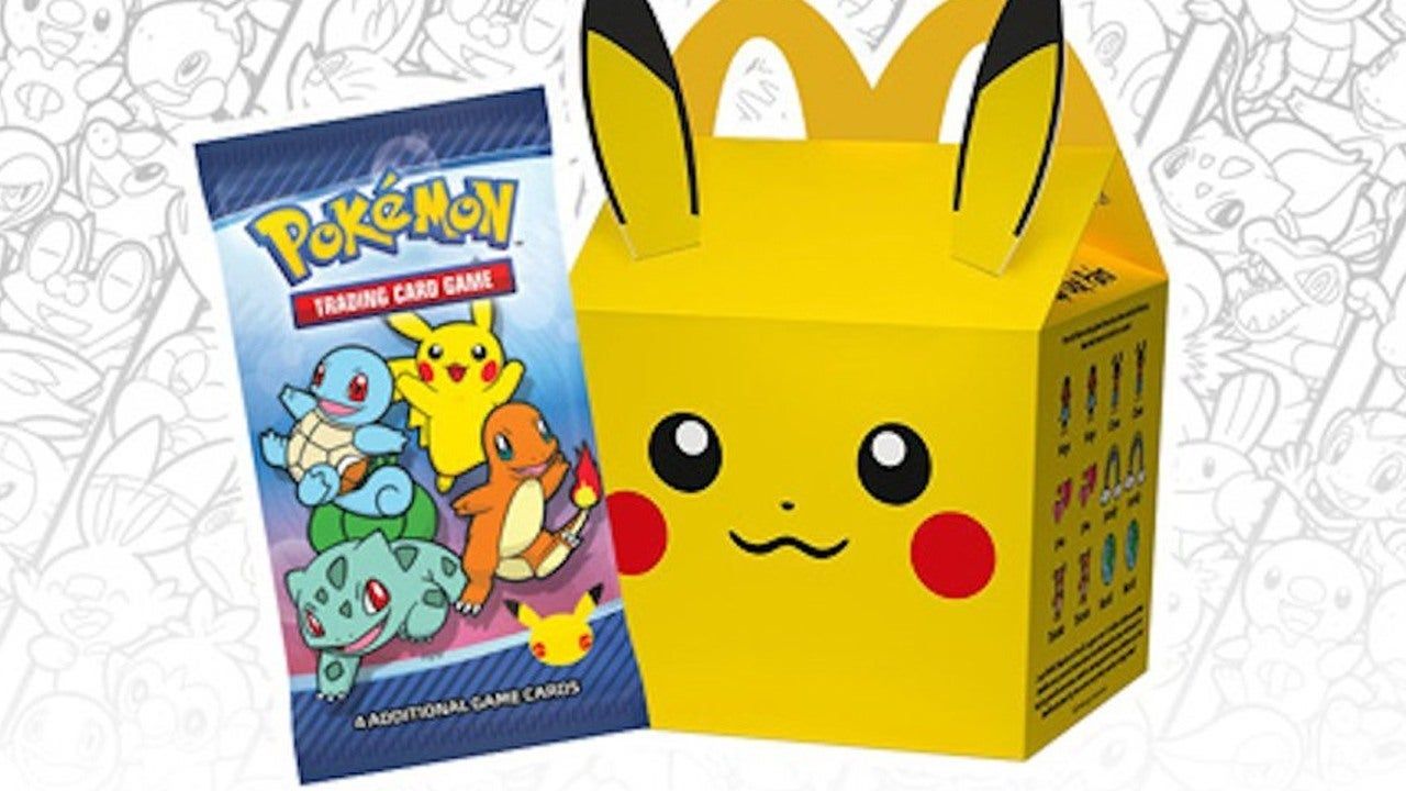 McDonald's 25th Anniversary Holographic Pikachu and Five of the Rarest  Pikachu Cards