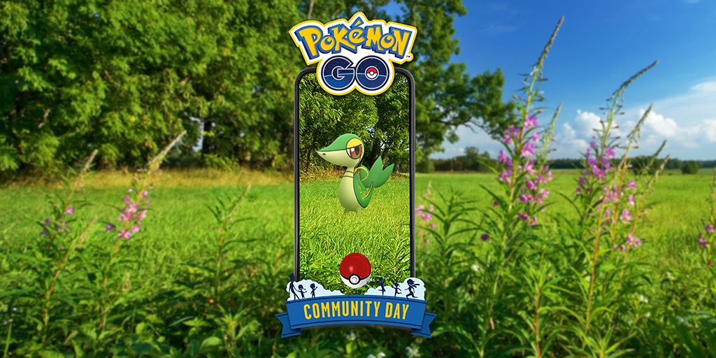 Snivy Community Day in the Sunshine