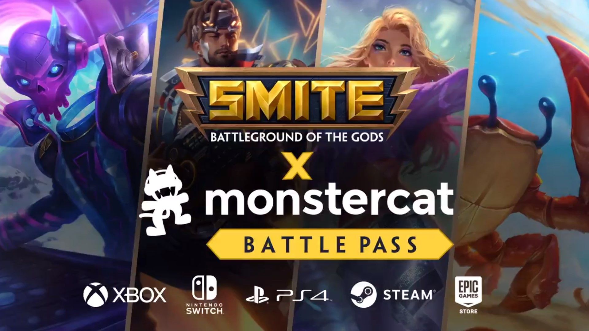 Smite x Monstercat Battle Pass Release Date, Skins, Themes