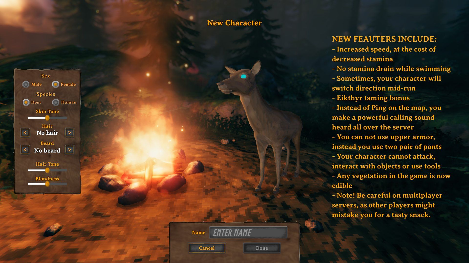 Valheim Can You Play As a Deer? April Fools Day 2021 Tweet Explored