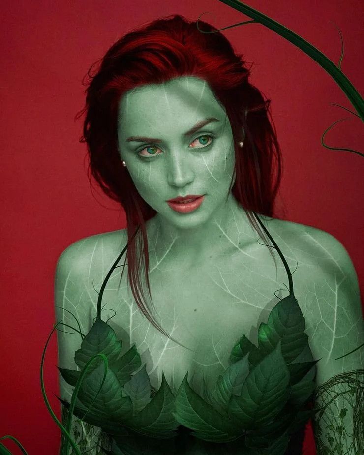 BossLogic Fan Art Ana de Armas Poison Ivy