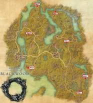 The ESO Blackwood Treasure Maps Locations Regular And Collector