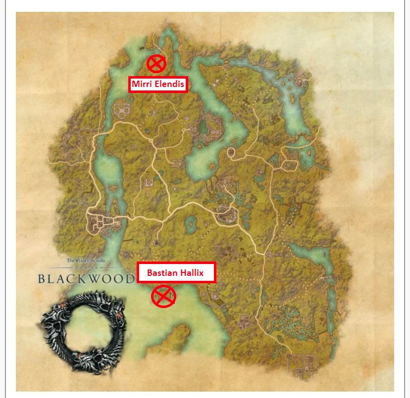 ESO Blackwood Companions Locations And Recruiting   Companions Locations 