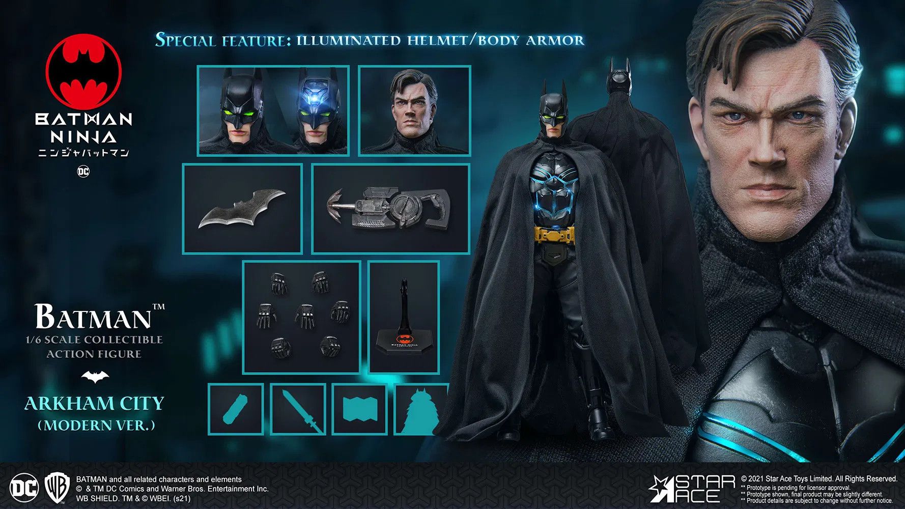 Batman Ninja Modern-Day Batman Figure Deluxe Variant 