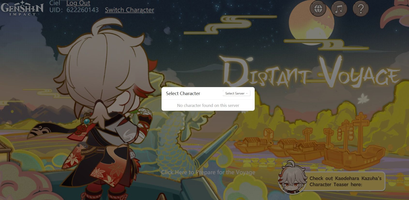 Genshin Impact Web Event Distant Voyage Explained