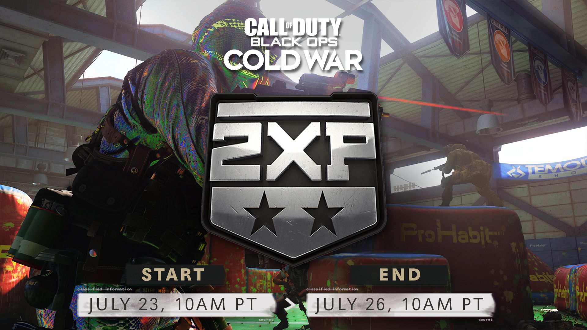 Cold War Double XP Weekend end time