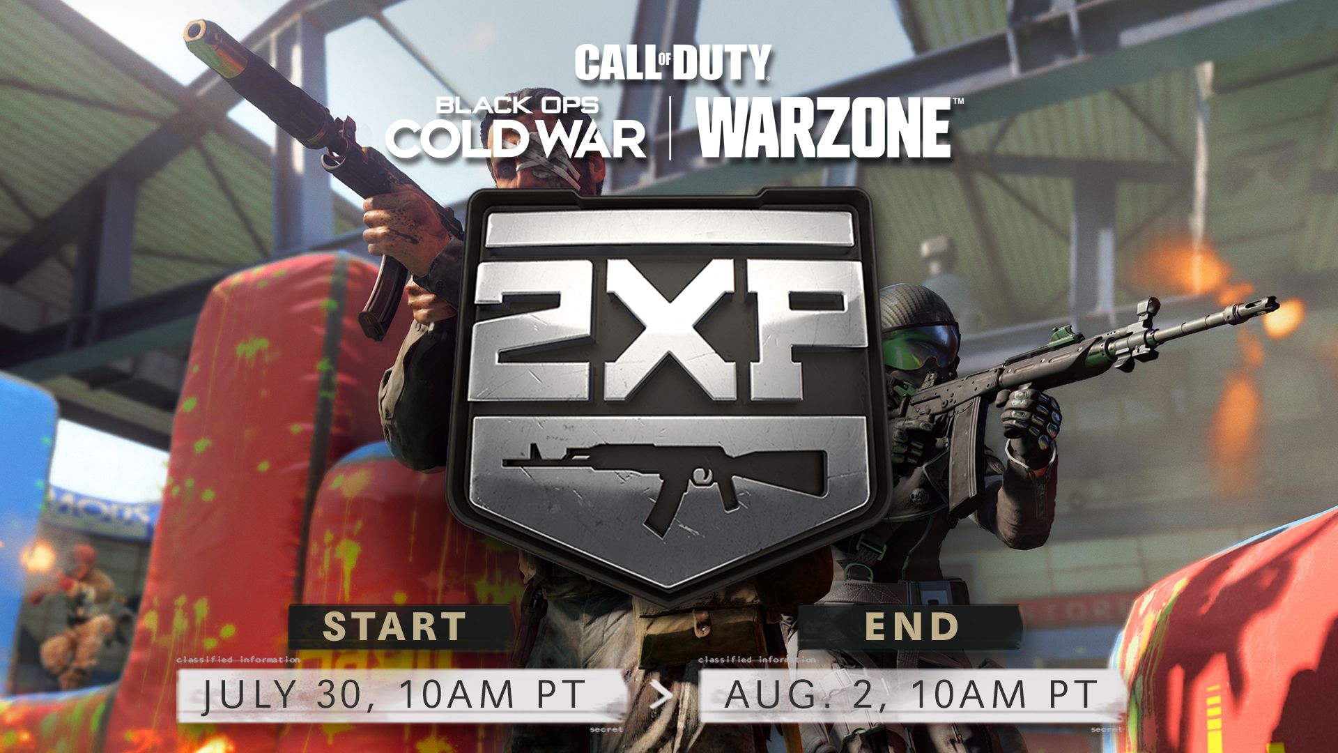 Warzone and Cold War Double Weapon XP Weekend Start Date and Time