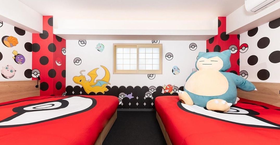 pokemon hotel room japan