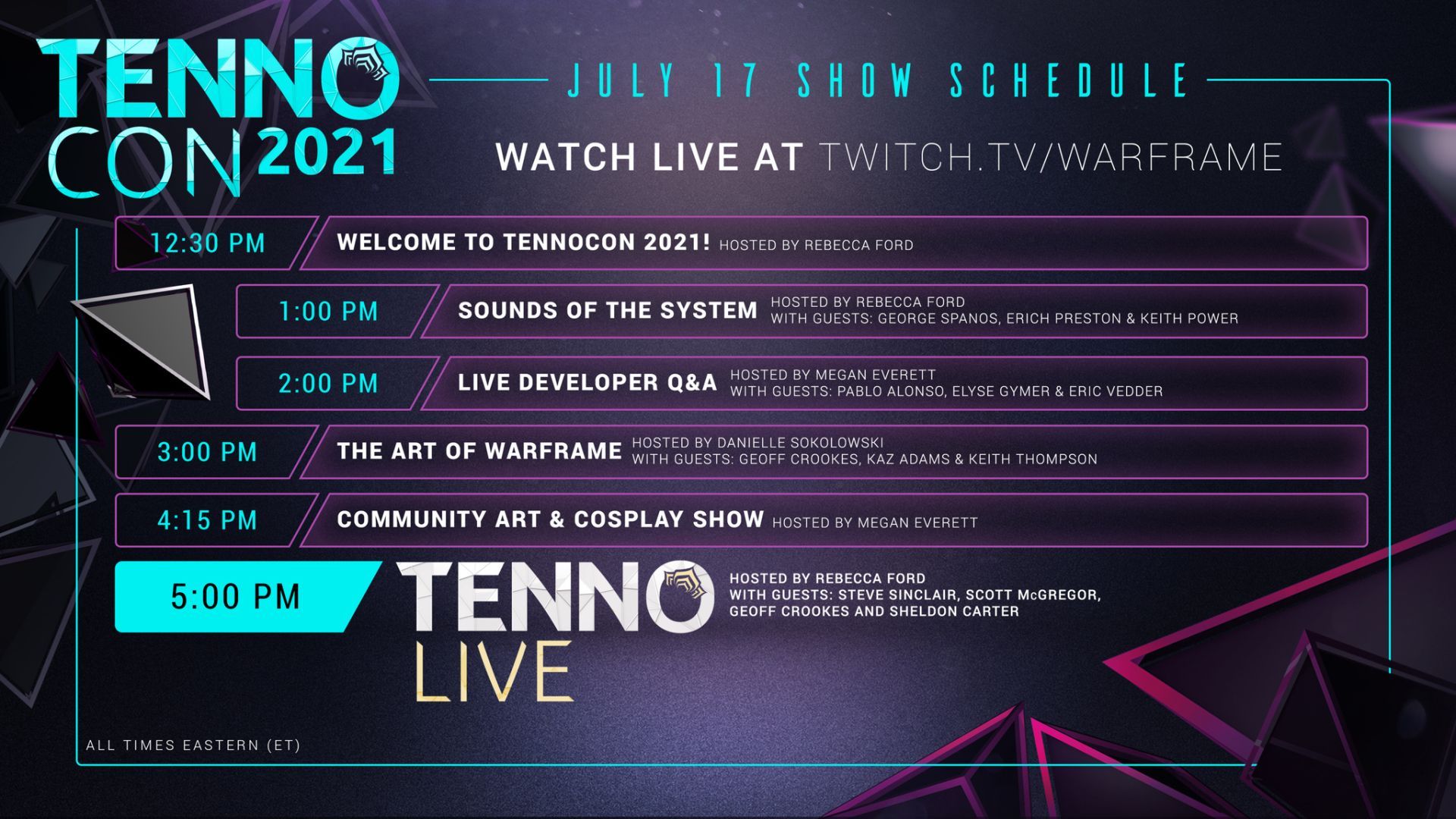 Warframe TennoCon 2021 The New War Date, Time, Schedule, Where To Watch