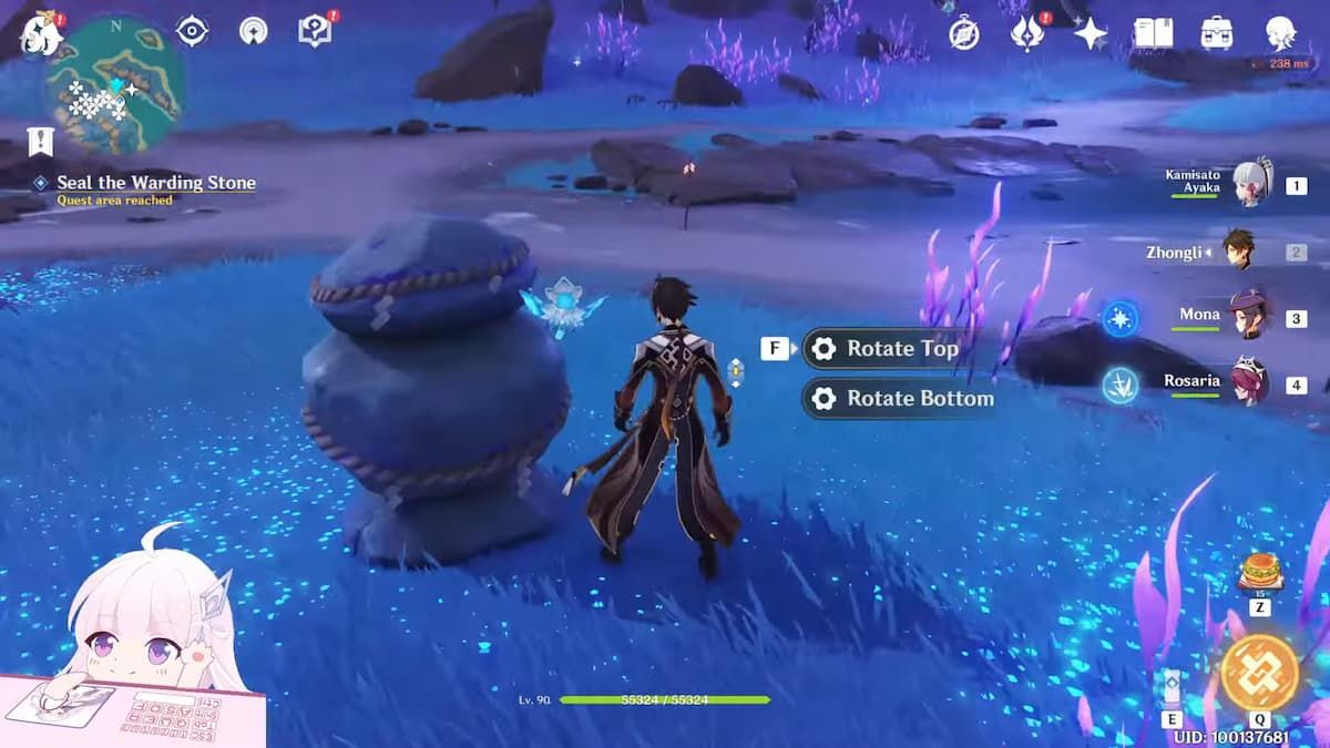 How to Seal the Warding Stone in Genshin Impact with Rotation Guide