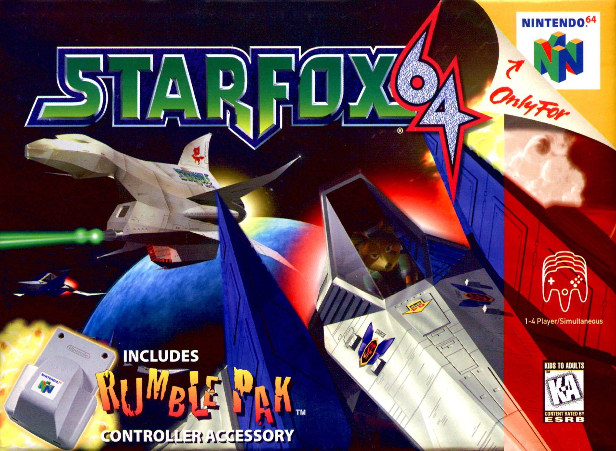 Star Fox 64 Nintendo 64 Game