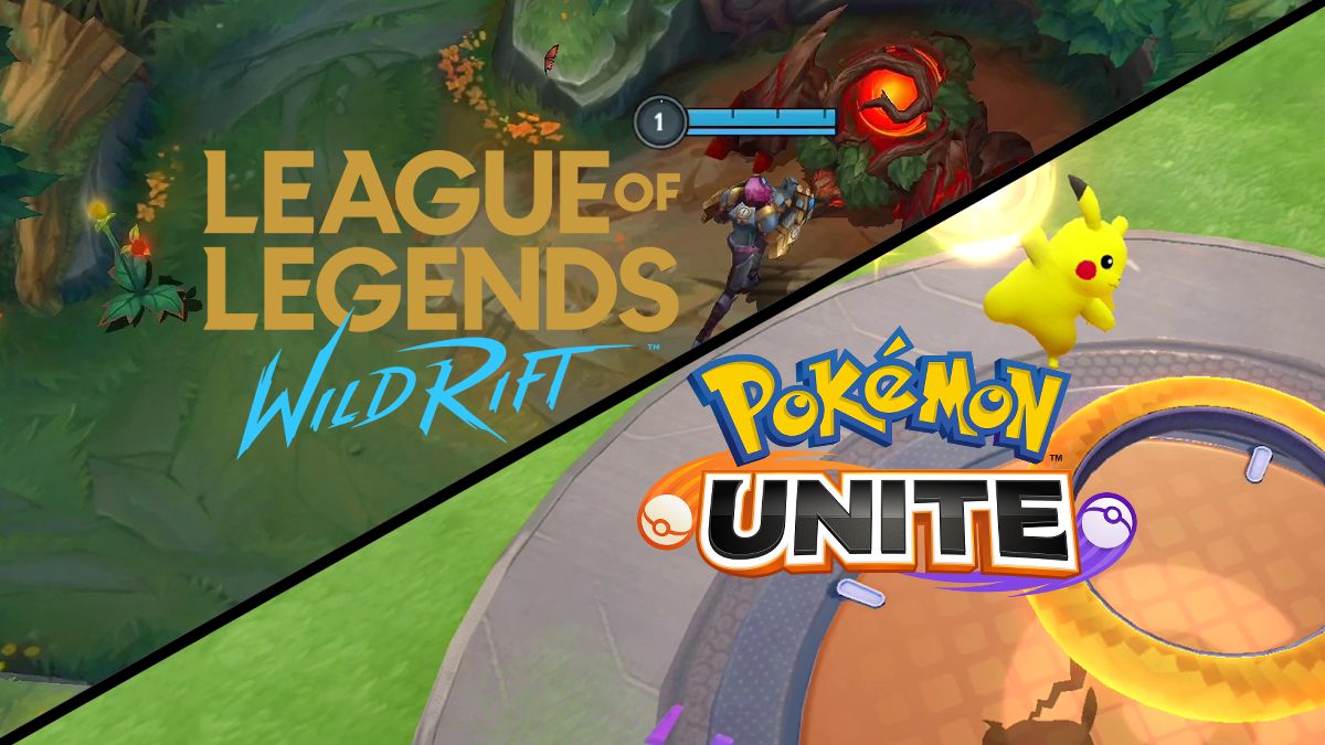Wild Rift and Pokemon Unite Logos