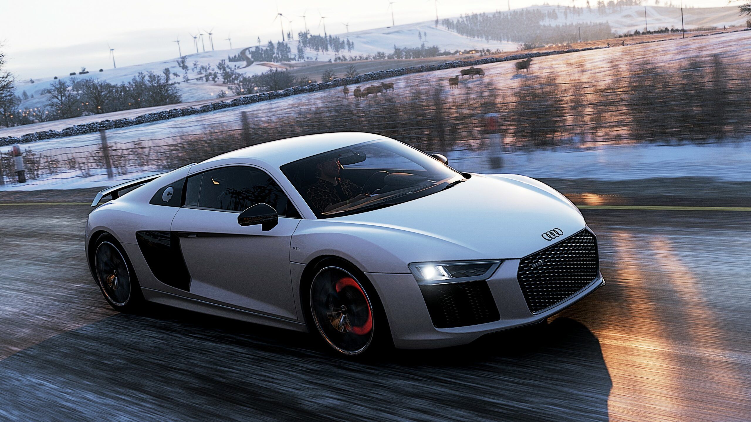 Audi R8 V10 Plus on the car list for Forza Horizon 5
