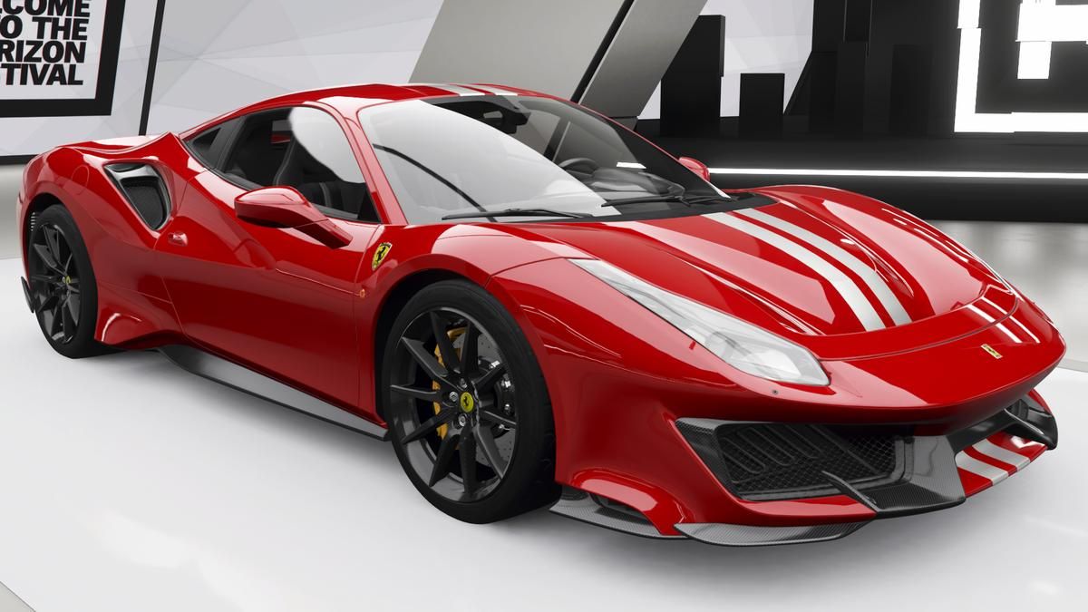 2019 Ferrari 488 Pista in Forza Horizon 5 car list