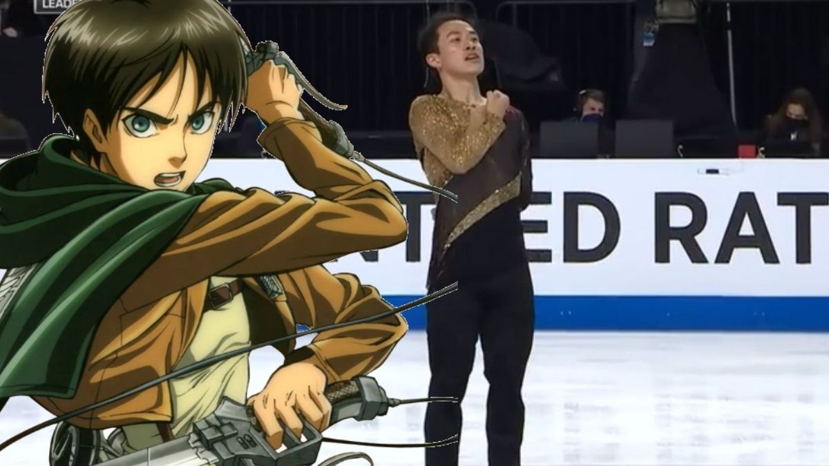American Figure Skater Performs to Attack on Titan OST