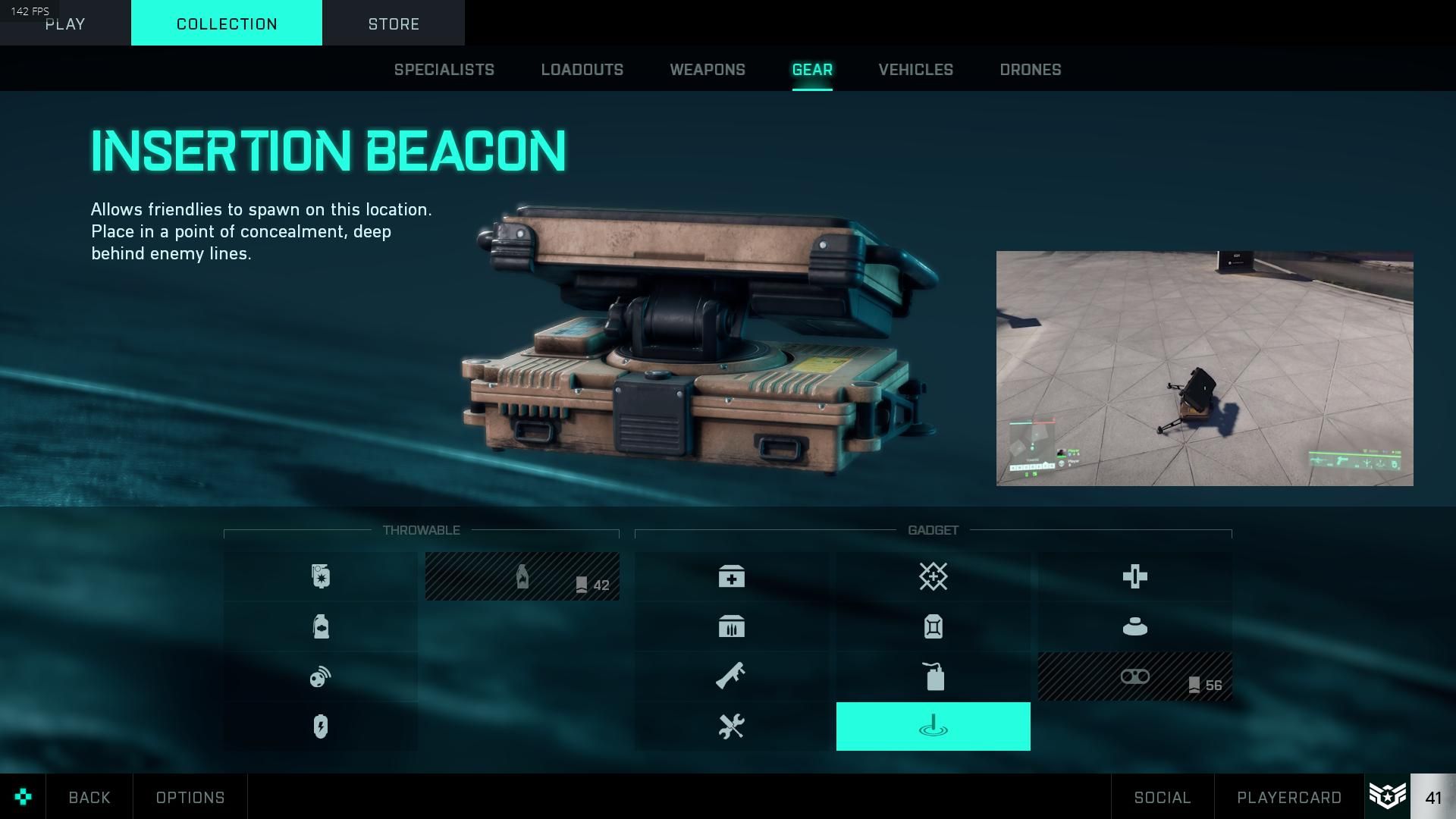 Insertion Beacon best gadget in Battlefield 2042