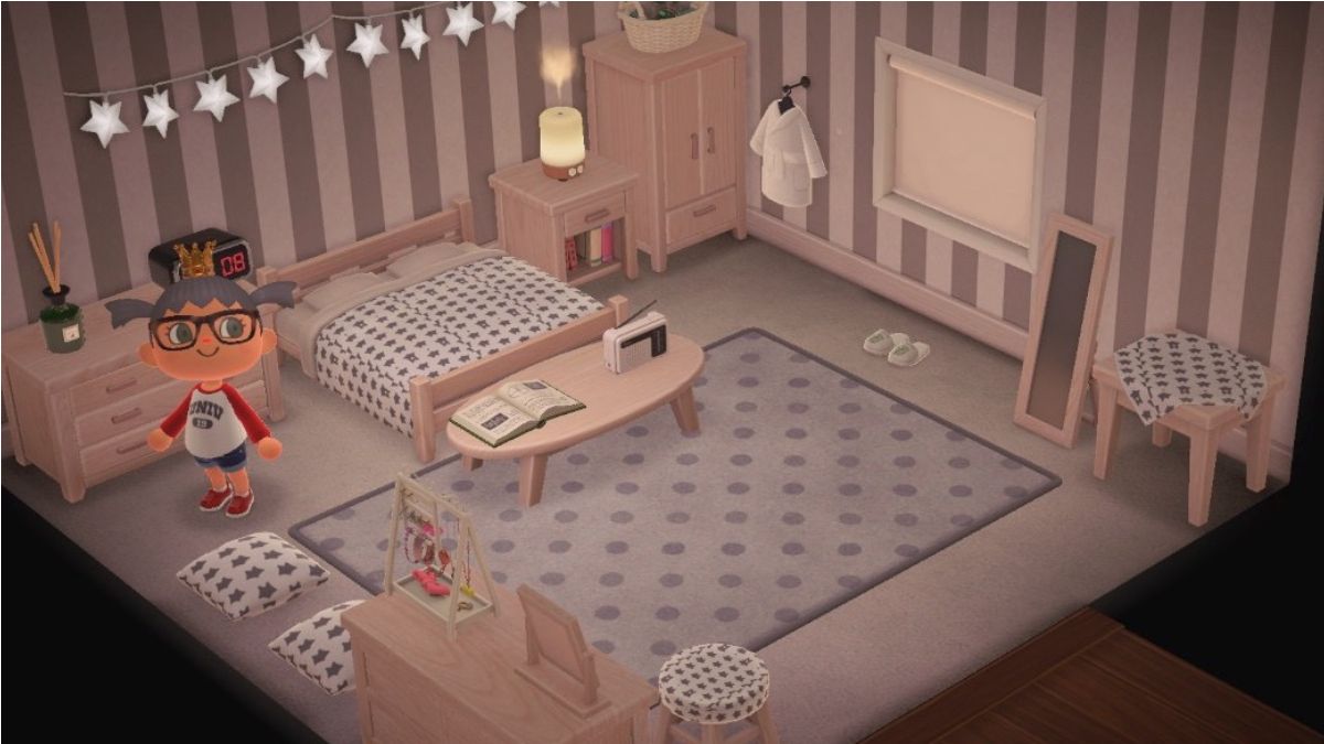 Accent Walls and Hang Items From Ceiling in Animal Crossing