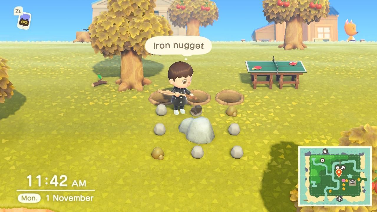 how to get iron nuggets animal crossing